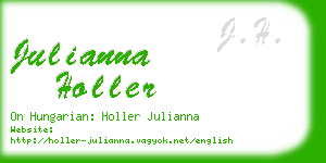 julianna holler business card